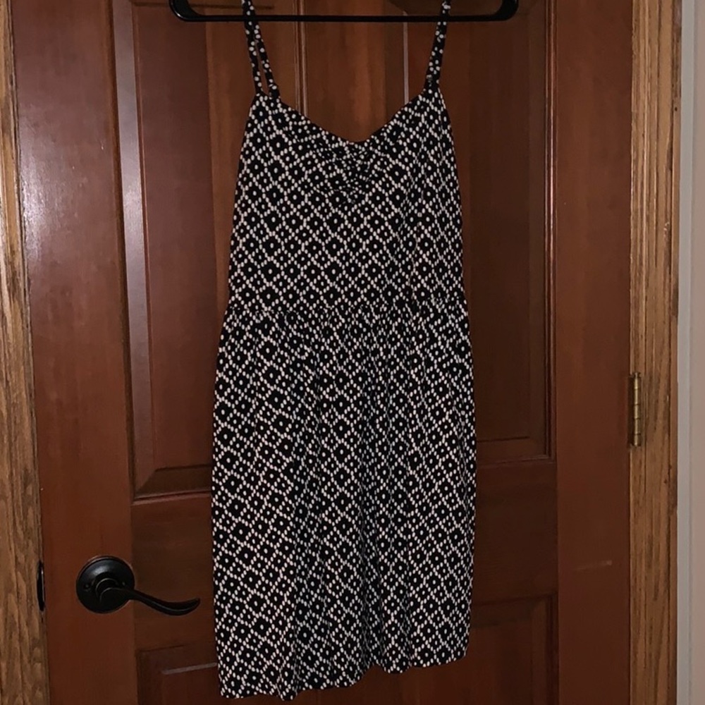 Black and white dress